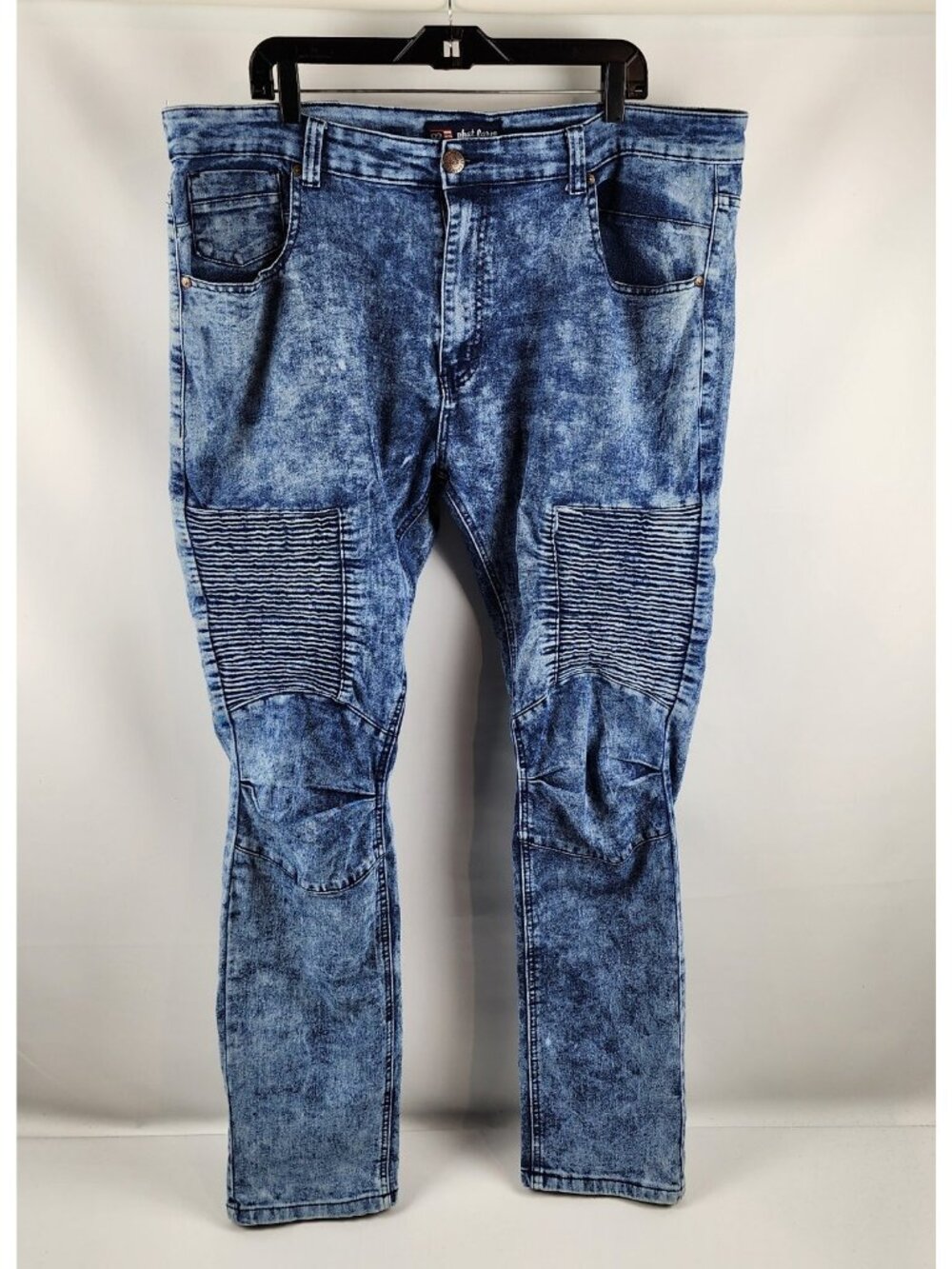 PHAT FARM Jeans Mens Vintage Y2K Hip Hop Blue Denim Stone Wash Size 40x31